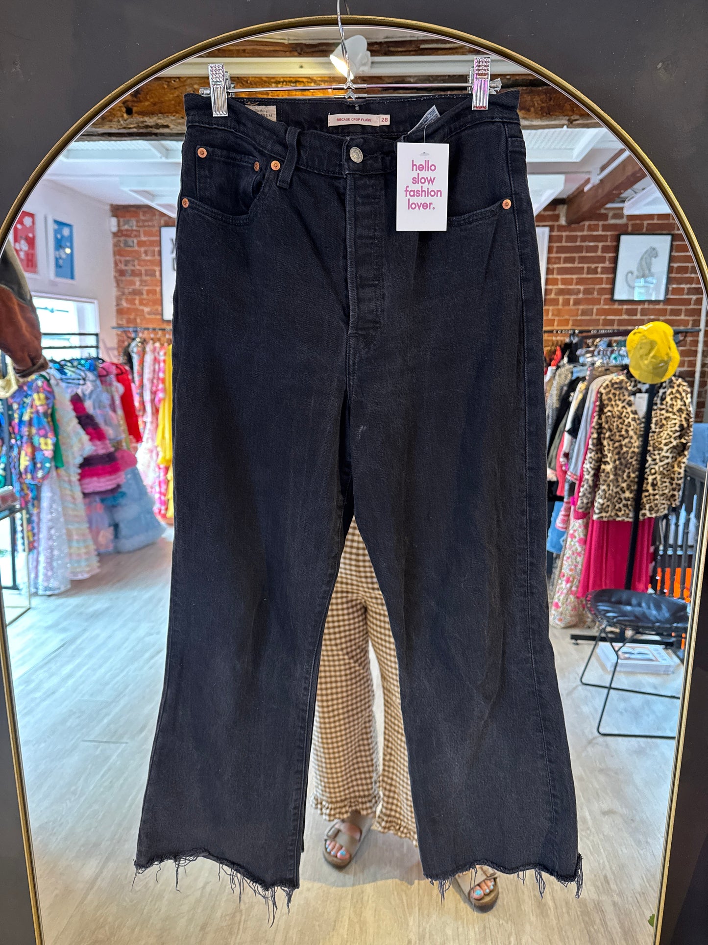 Levi’s Ribcage Crop Flare Denim Jeans