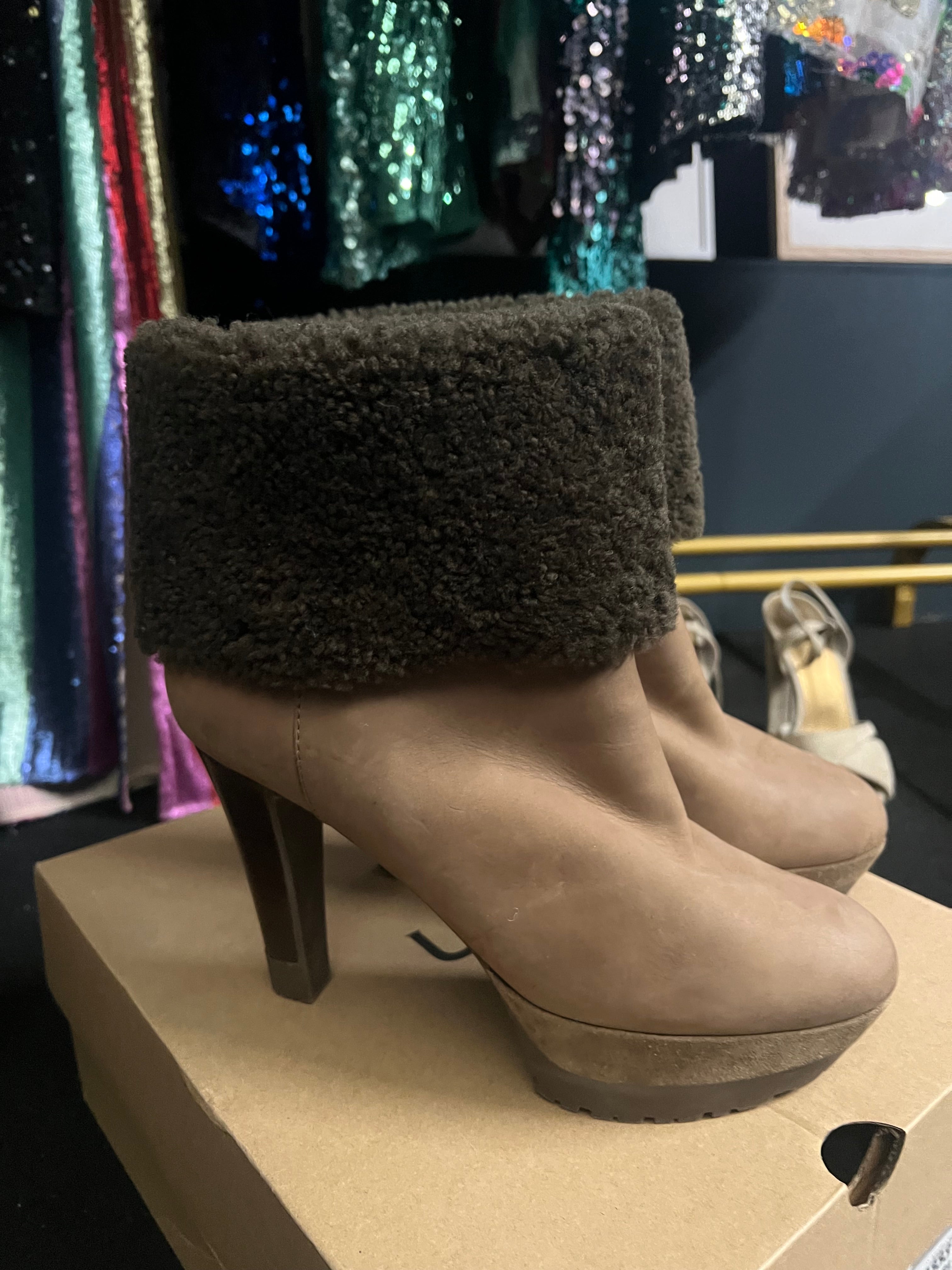 Ugg ankle boots on sale heel