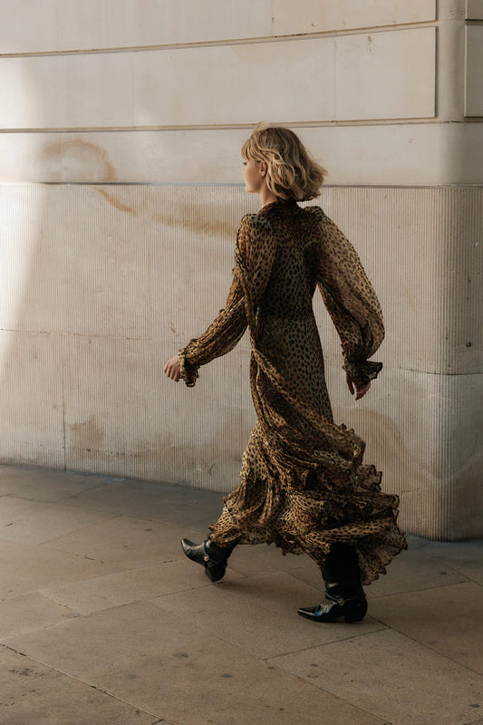 Queens Of Archive Farrah Leopard Dress