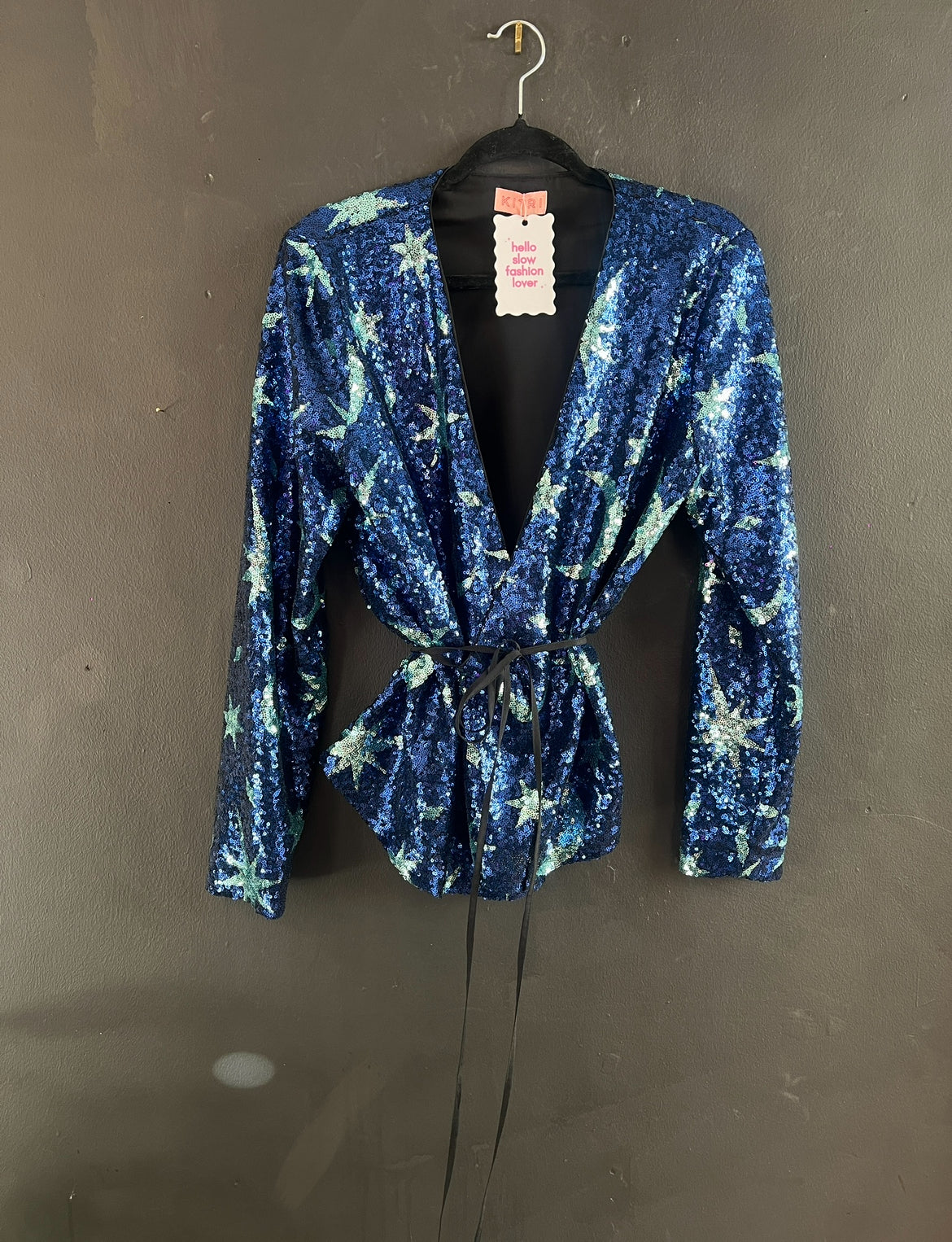 Kitri Sequin Wrap Jacket