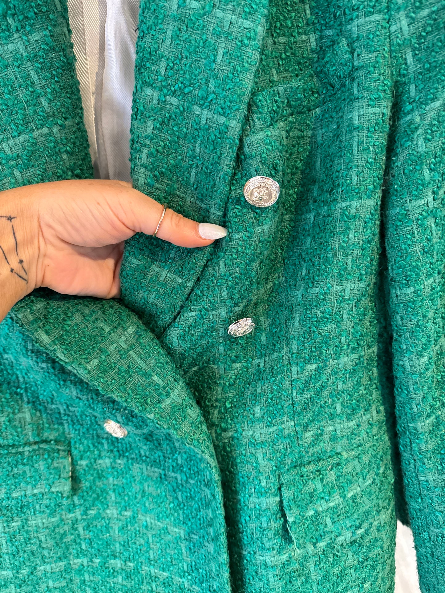 Zara Boucle Blazer