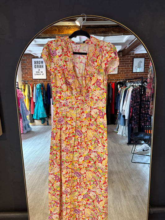 Rixo Midi Floral Dress
