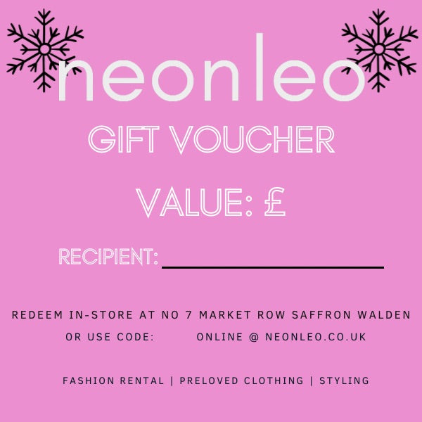 Neon Leo Gift Voucher From £10