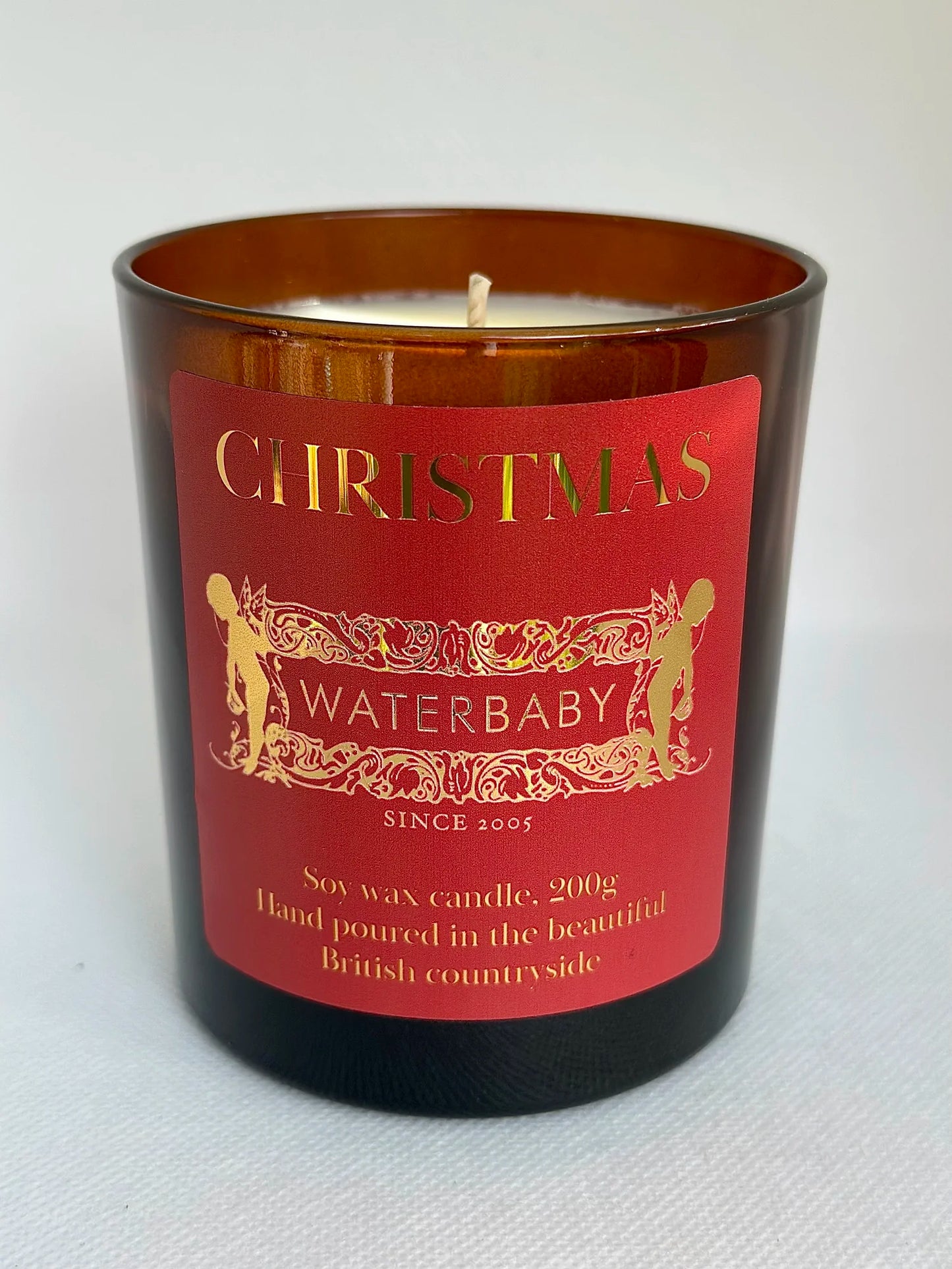 Waterbaby Flowers Candles - Christmas or Fireside