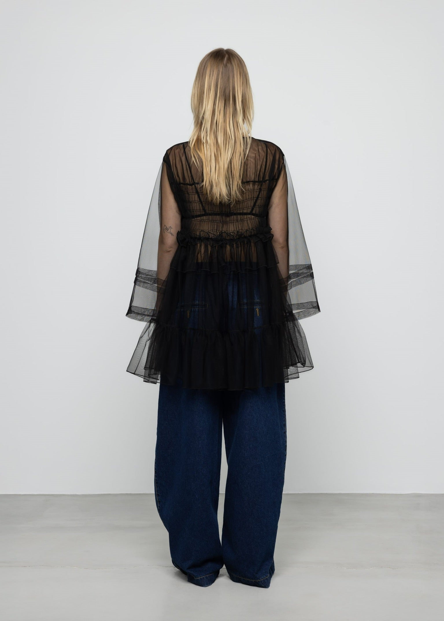 Esthé Oversized Mini Tulle Dress