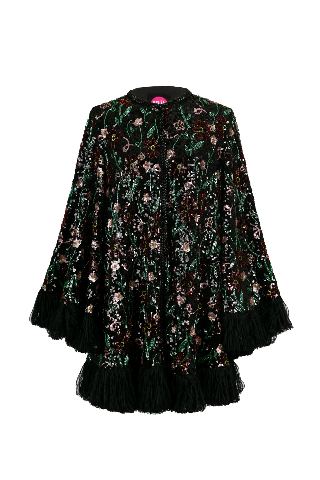 Celia B Ilta Sequin Dress / Cloak