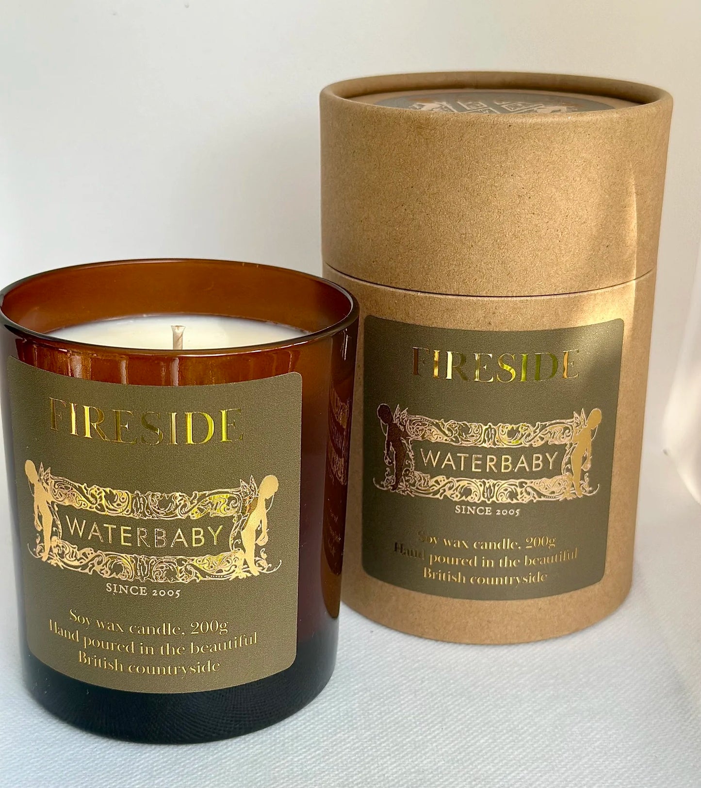 Waterbaby Flowers Candles - Christmas or Fireside