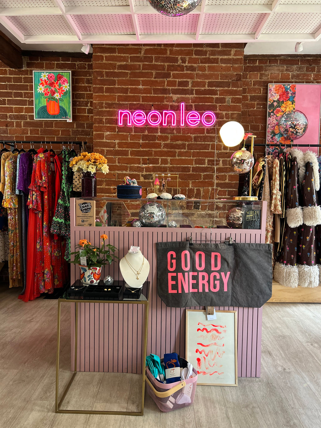 Neon Leo Tote Bags Extra Large