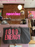 Neon Leo Tote Bags Extra Large