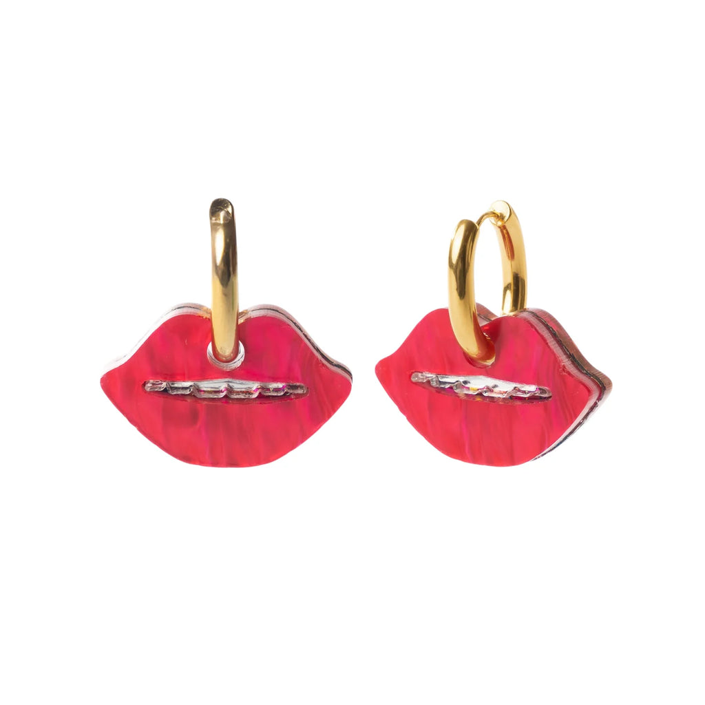 Weezy Pop Lip Huggie Earrings