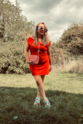 Alquilar Vestido Rojo Lencero Significant Other Talla 14