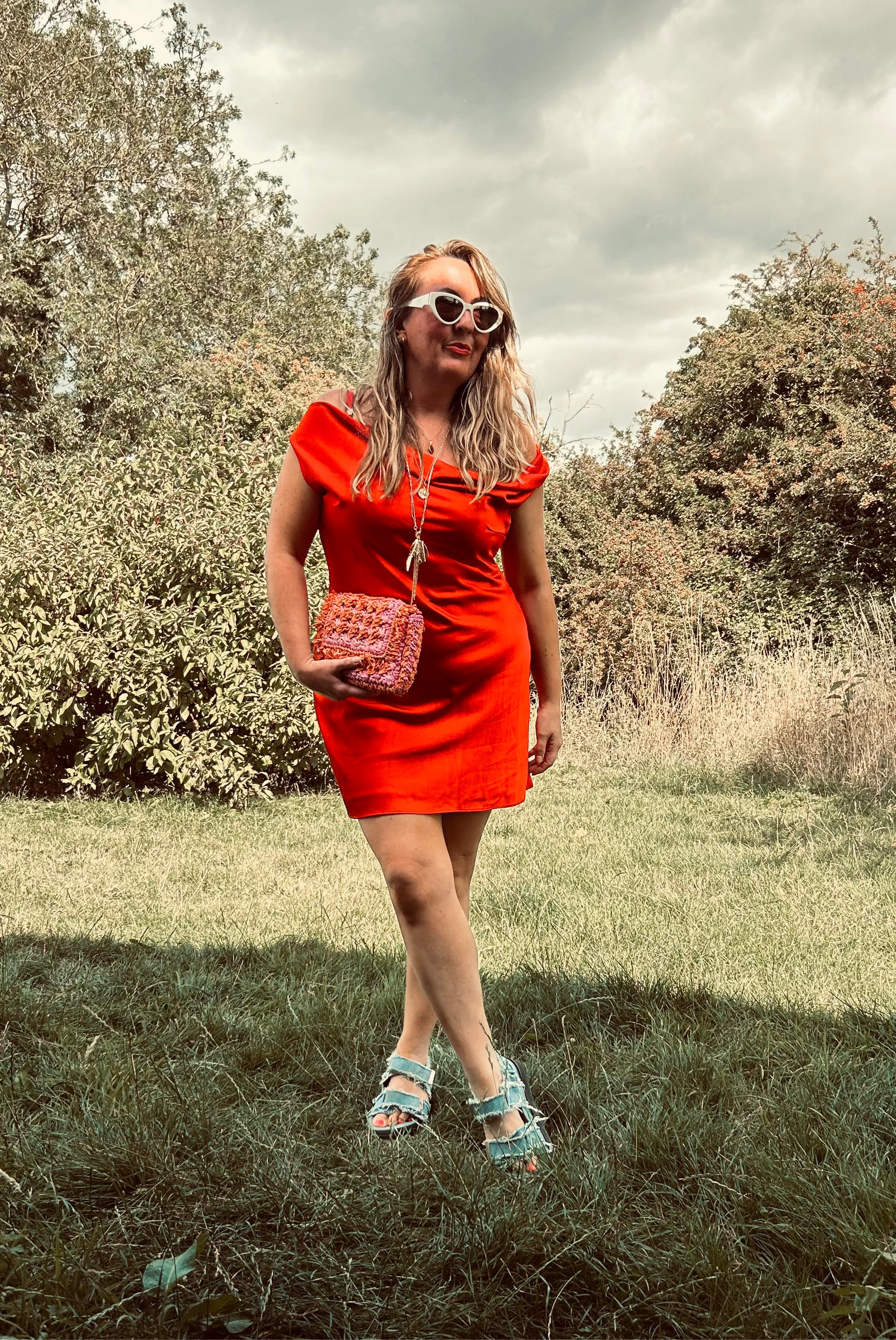 Alquilar Vestido Rojo Lencero Significant Other Talla 14