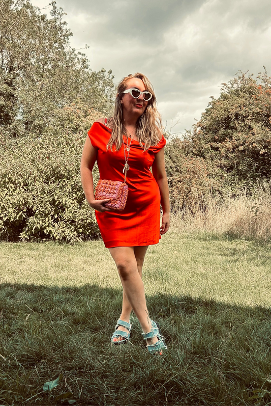 Rent Significant Other Red Slip Dress Size 14