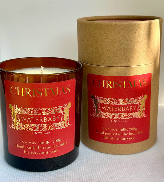Waterbaby Flowers Candles - Christmas or Fireside