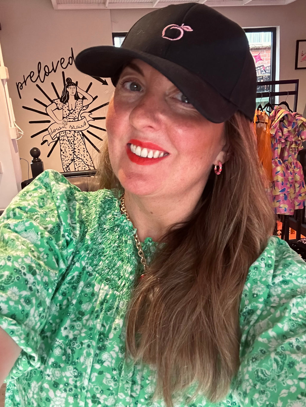 Proud Peach Baseball Cap