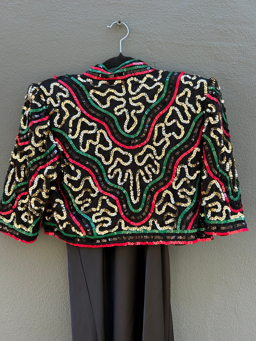 Woo Woo Boutique Vintage Spanish Sequin Bolero Jacket