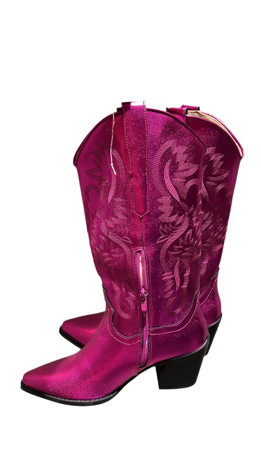 Pink Cowboy Boots by Tulipano