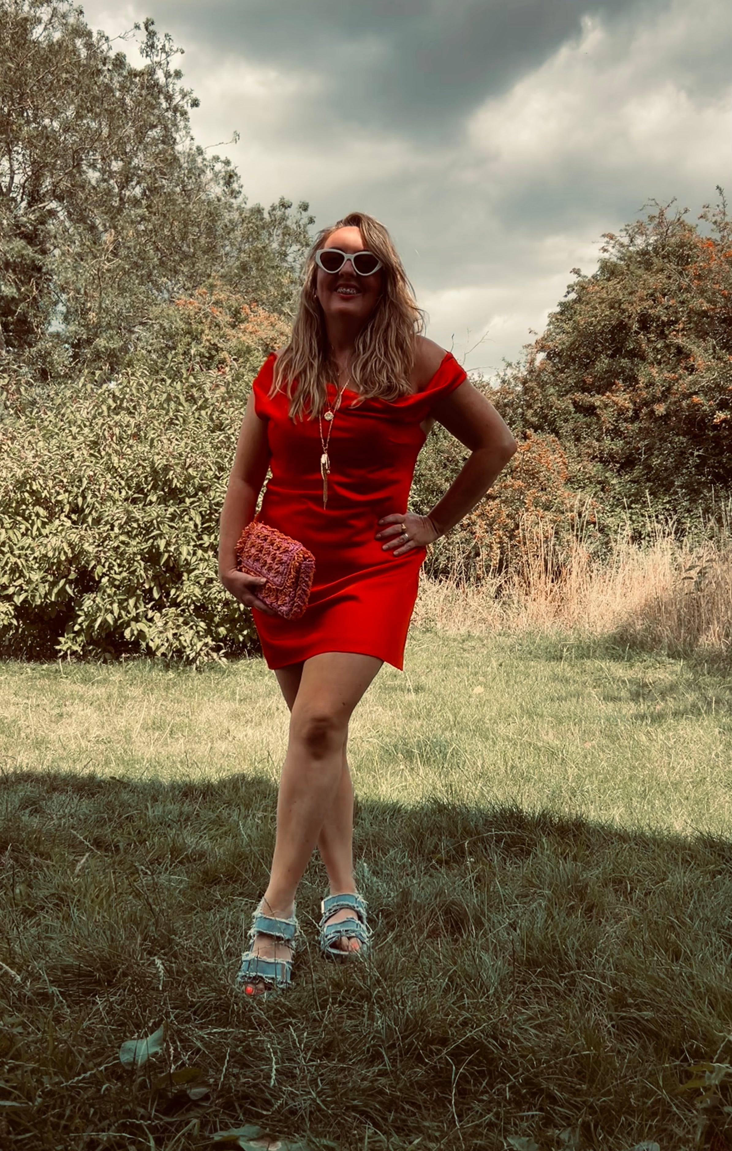 Alquilar Vestido Rojo Lencero Significant Other Talla 14