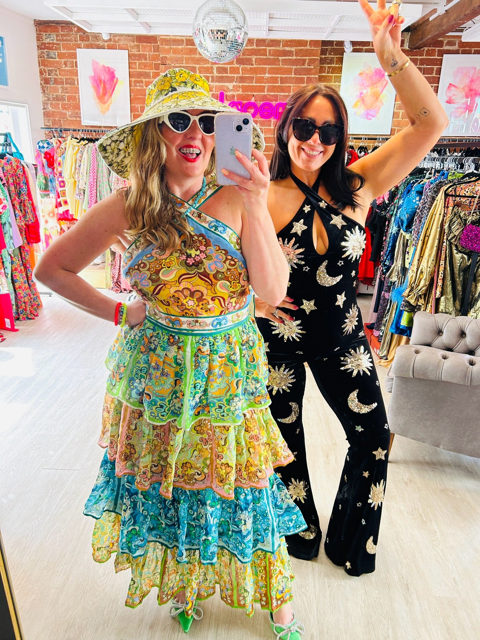 Alemais Dreamer belted tiered printed linen and ramie maxi dress