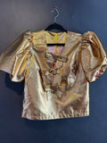 Woo Woo Boutique Gold Bow Top
