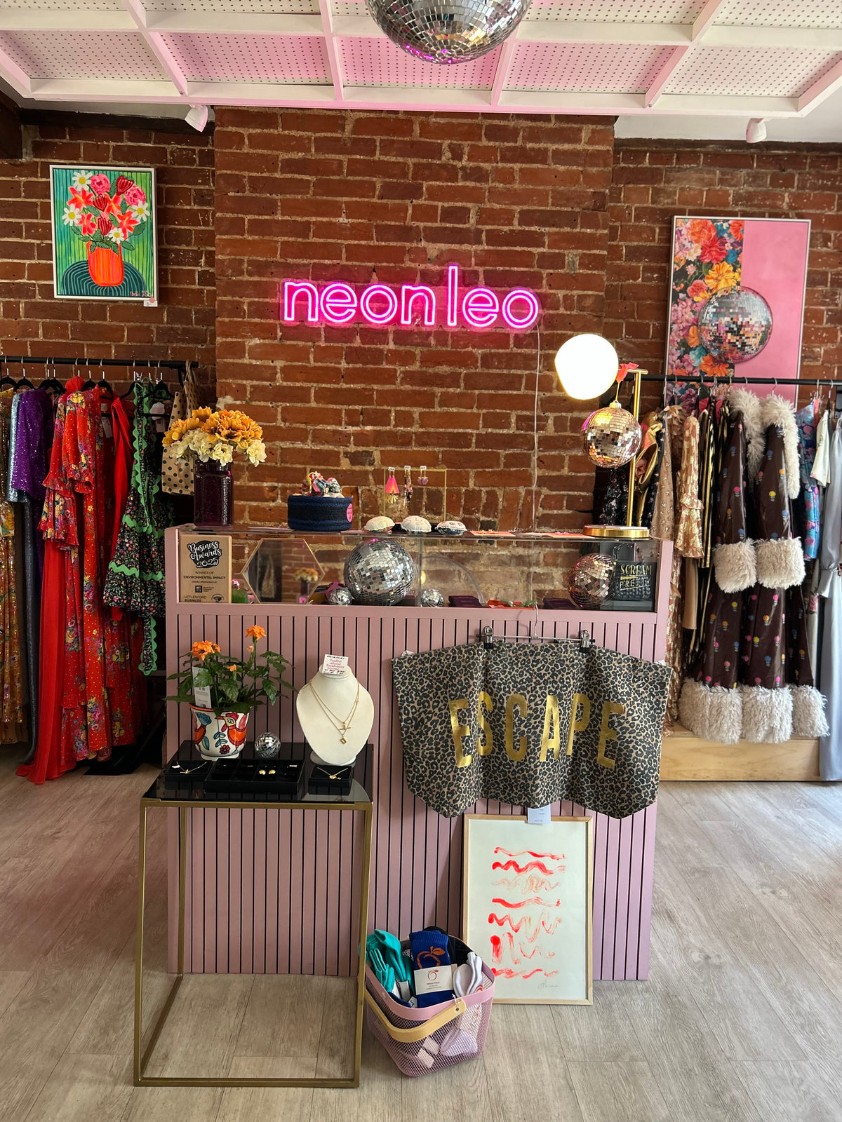 Neon Leo Tote Bags Extra Large