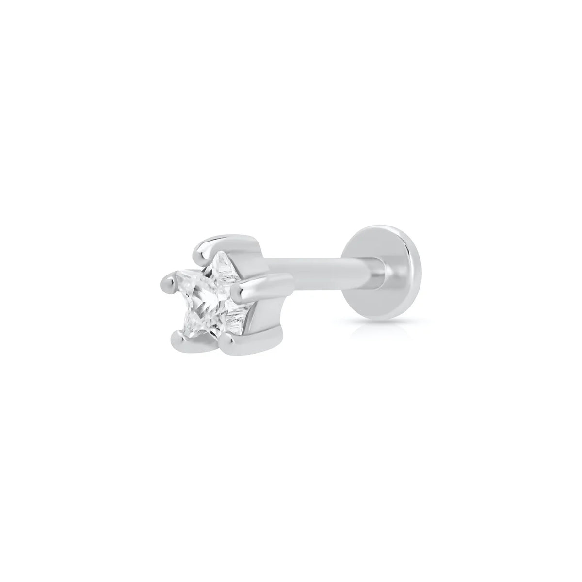 Scream Pretty Sparkling Star Single Flat Back Earring