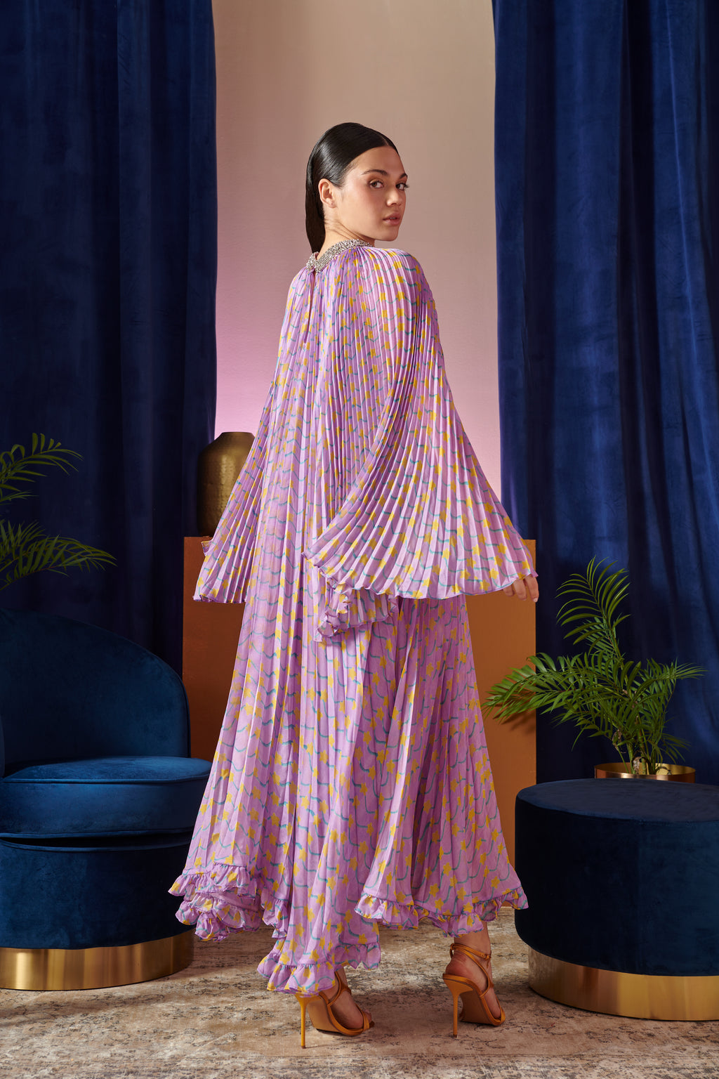 Celia B Earth Dress Lilac - Alquilar desde £95 / Comprar £385