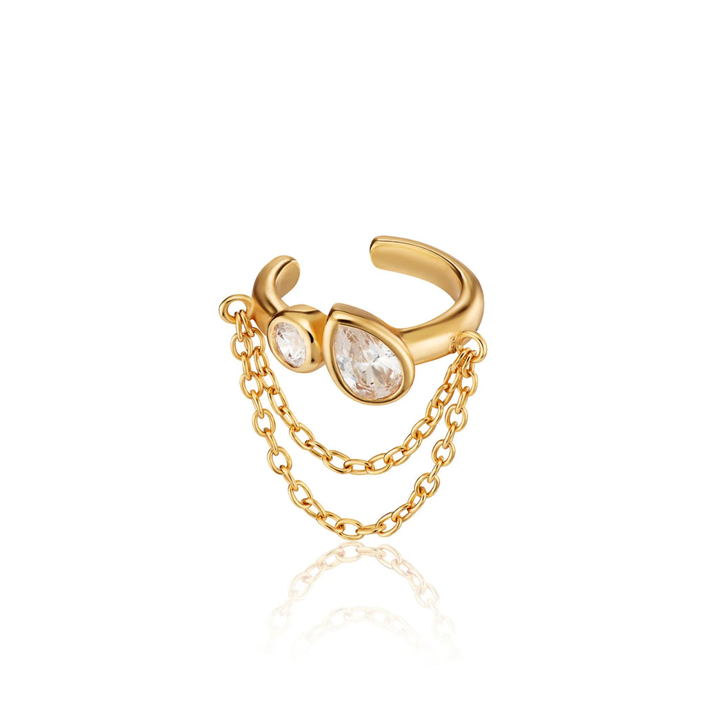 Scream Pretty HANNAH MARTIN TOI ET MOI CHAINED EAR CUFF
