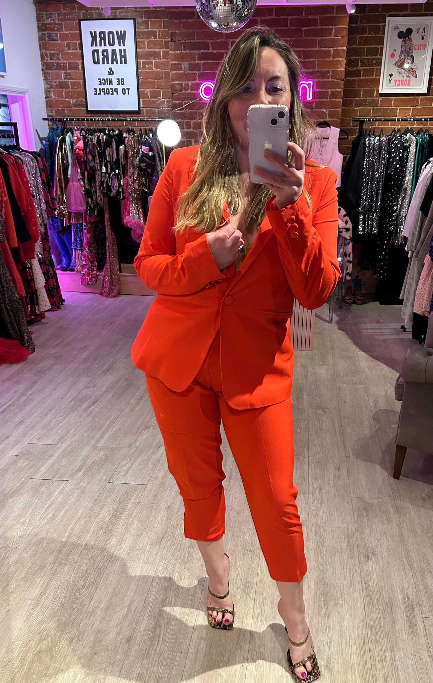 Buy ASOS Red Suit Size 10/12