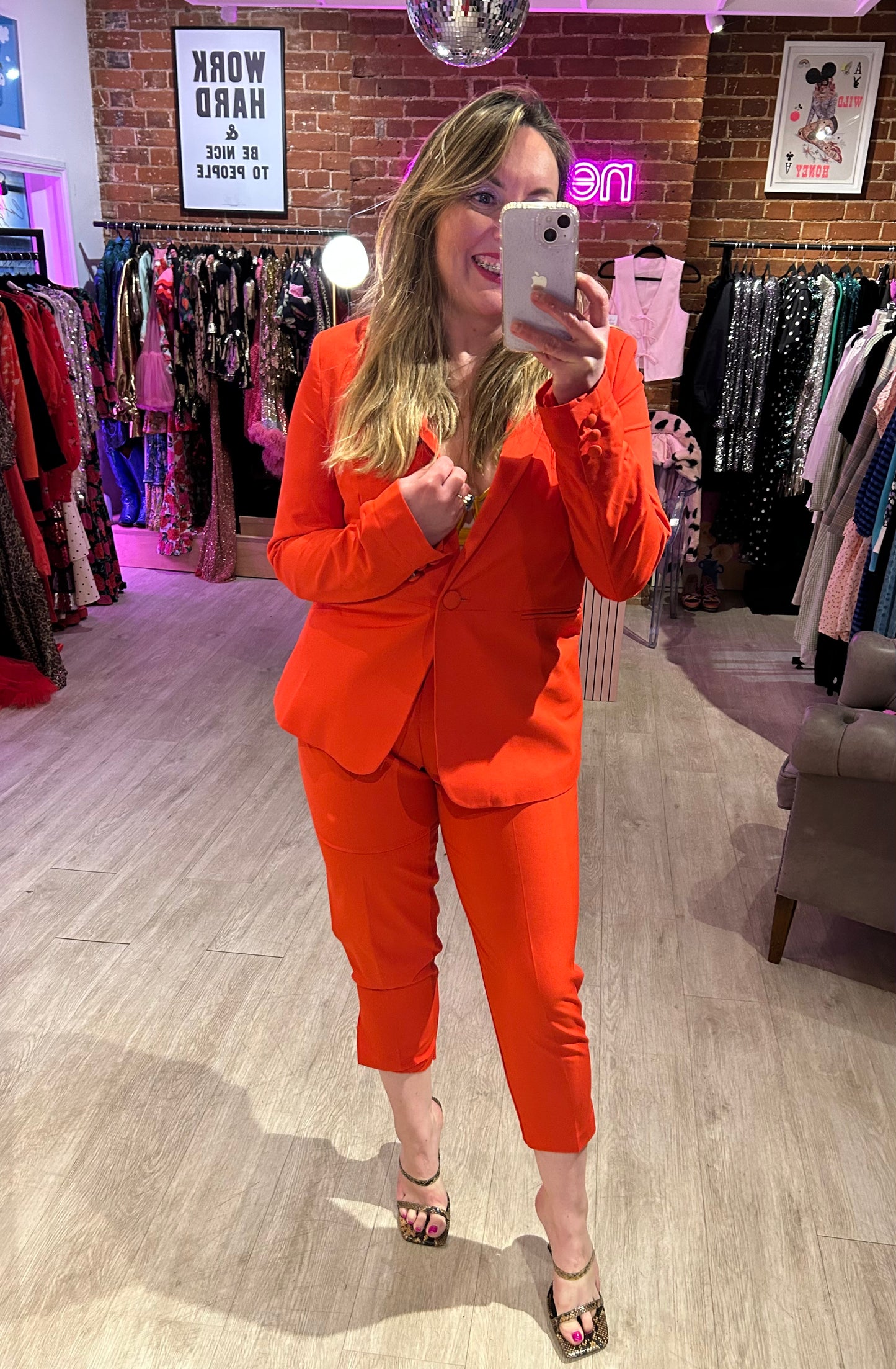 Buy ASOS Red Suit Size 10/12