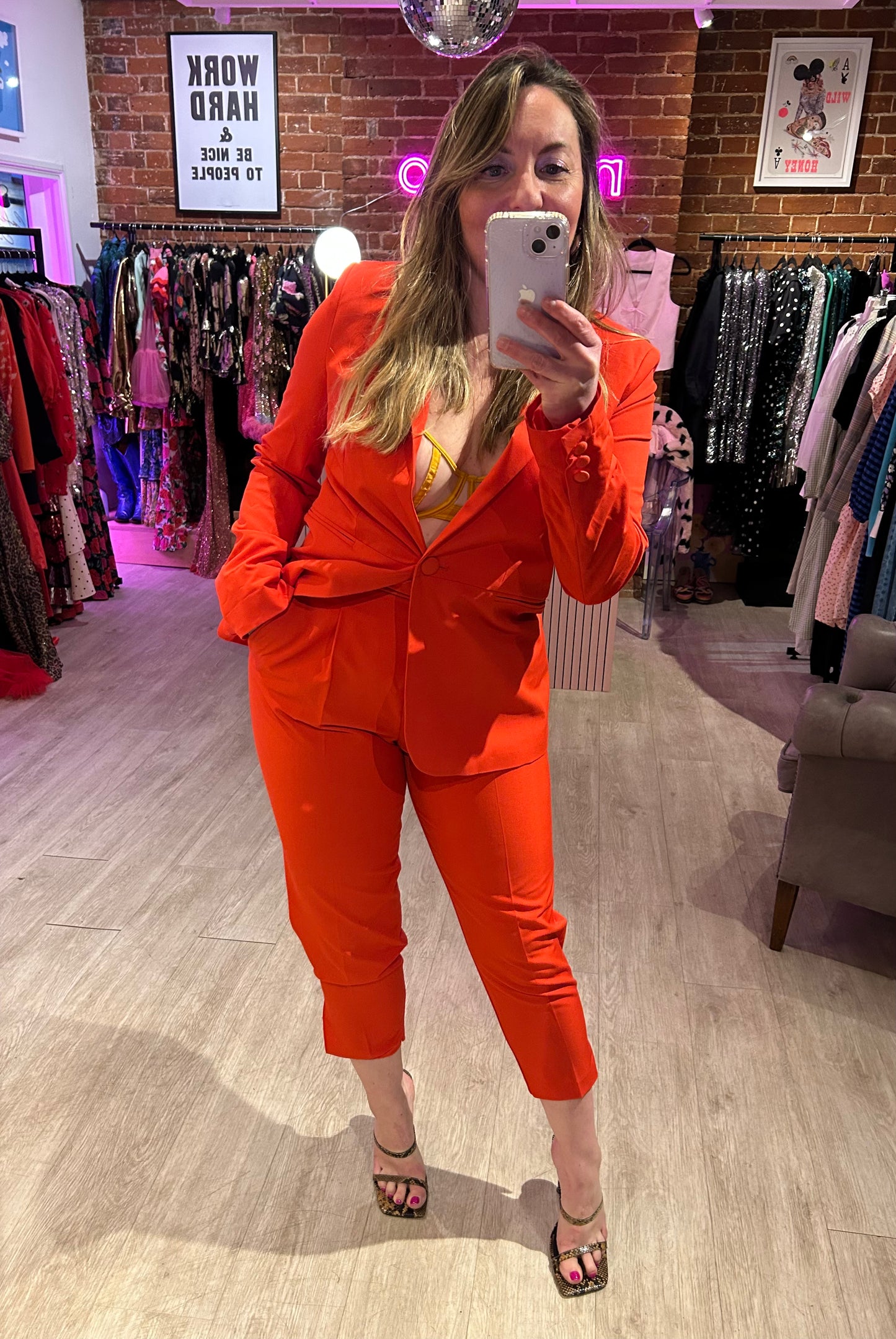 Buy ASOS Red Suit Size 10/12