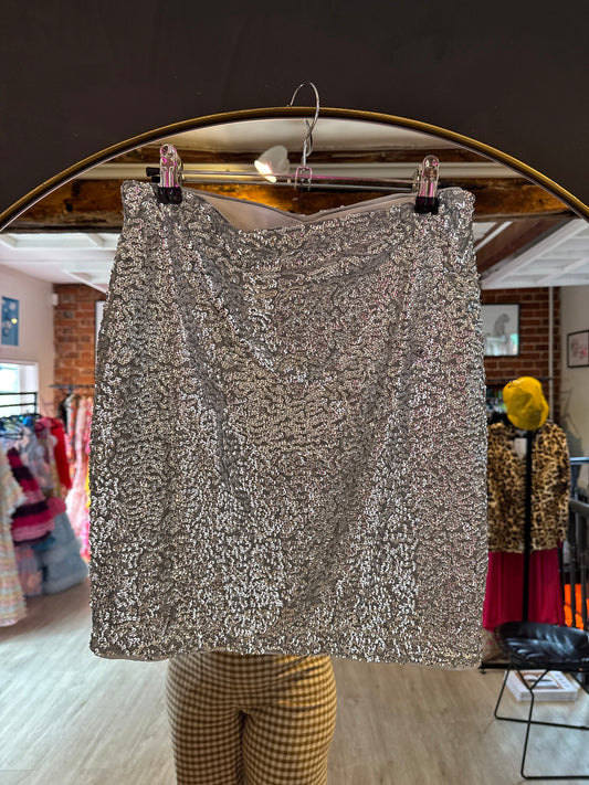 H+M Sequin Mini Skirt