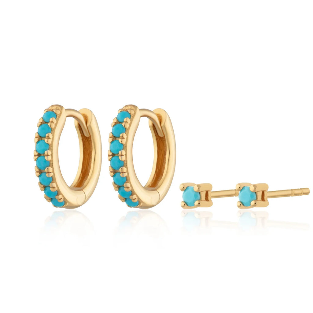 Scream Pretty Single Turquoise Spike Earring