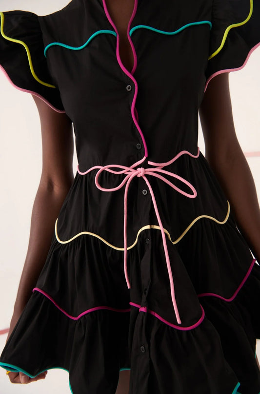 Celia B - Baba Cay Black Short Mini Dress