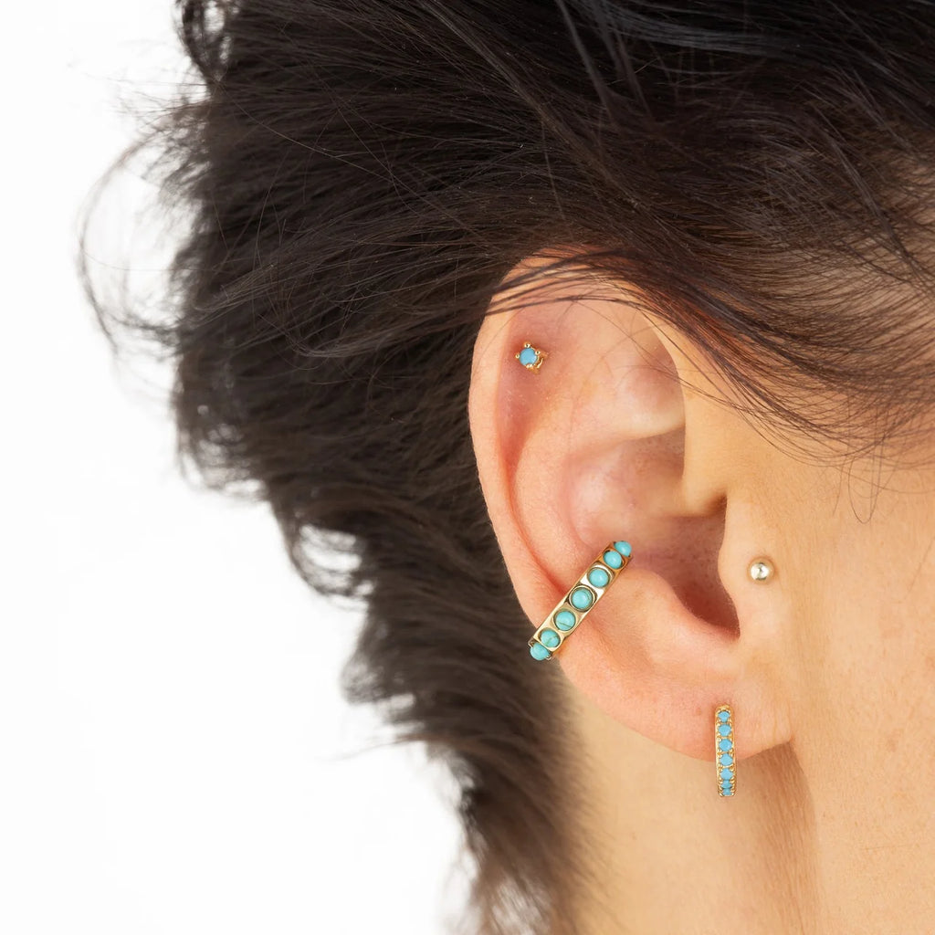 Scream Pretty Huggies with Turquoise Stones