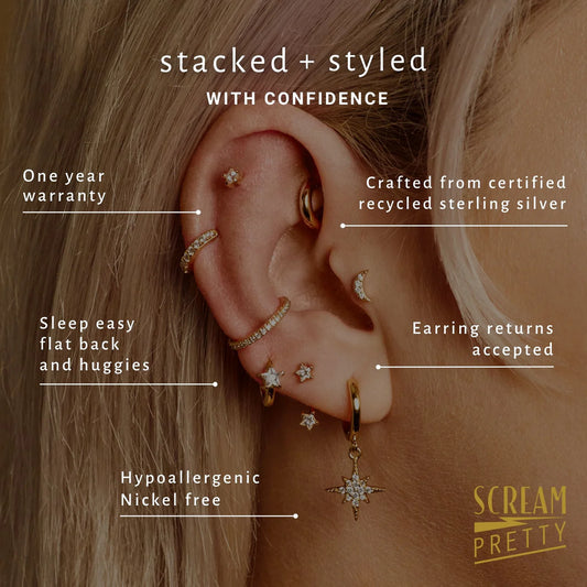 Scream Pretty Rainbow Ear Cuff