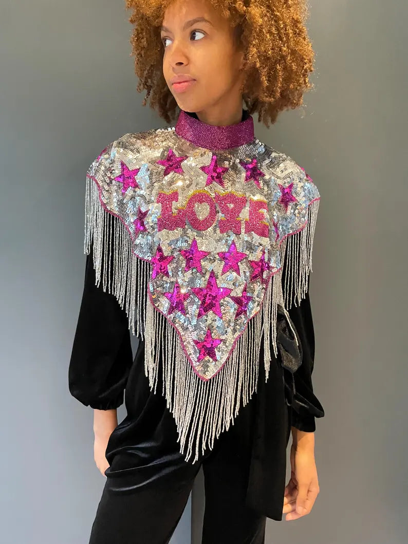 Woo Woo Sequin Capes