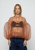Esthé Volume Organza Bow Top