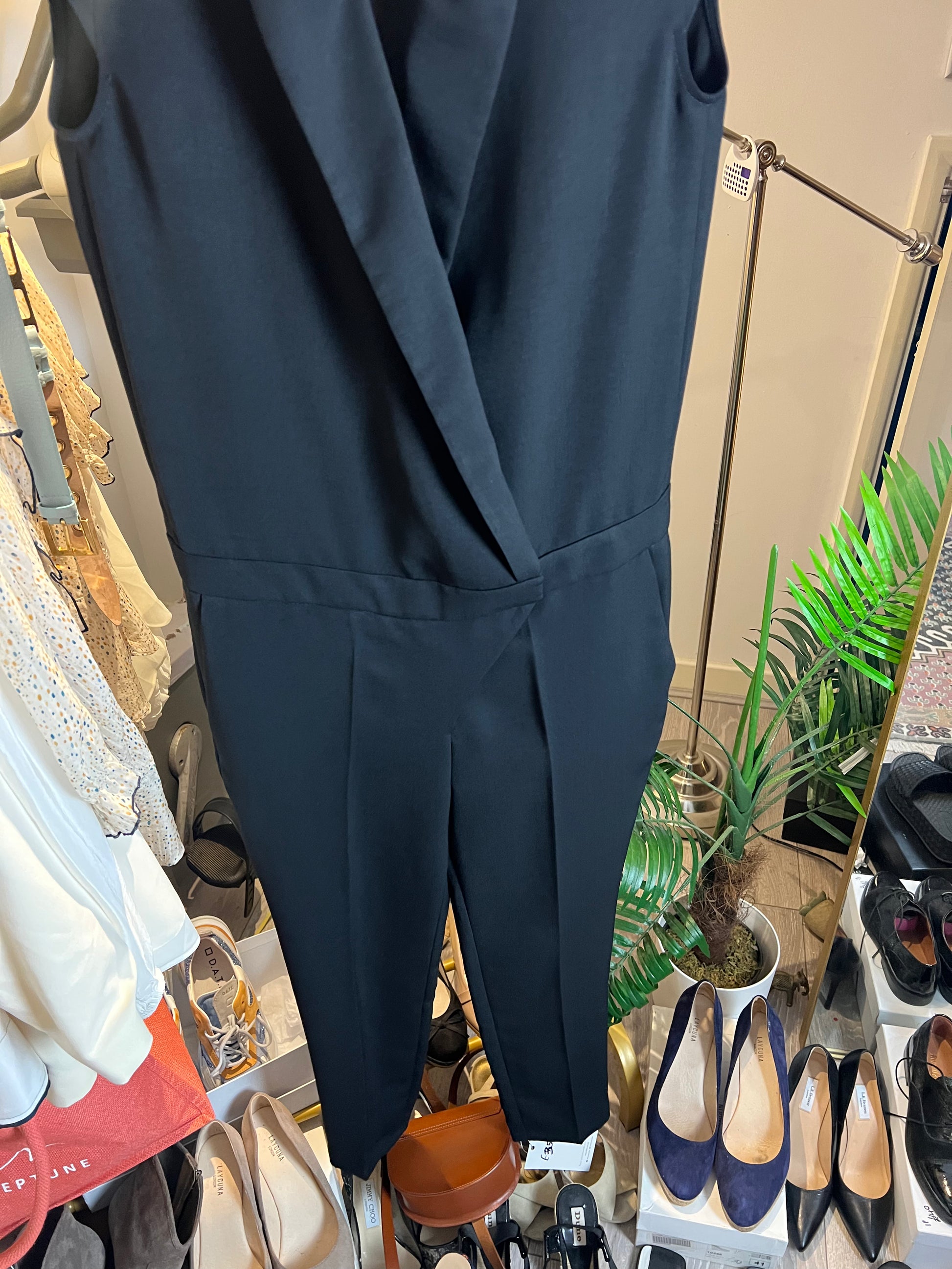 Bash Black Jumpsuit Preloved Neon Leo