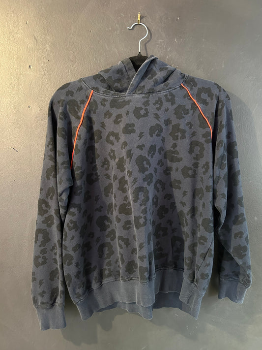 Scamp & Dude Leopard Print Hoodie - Small