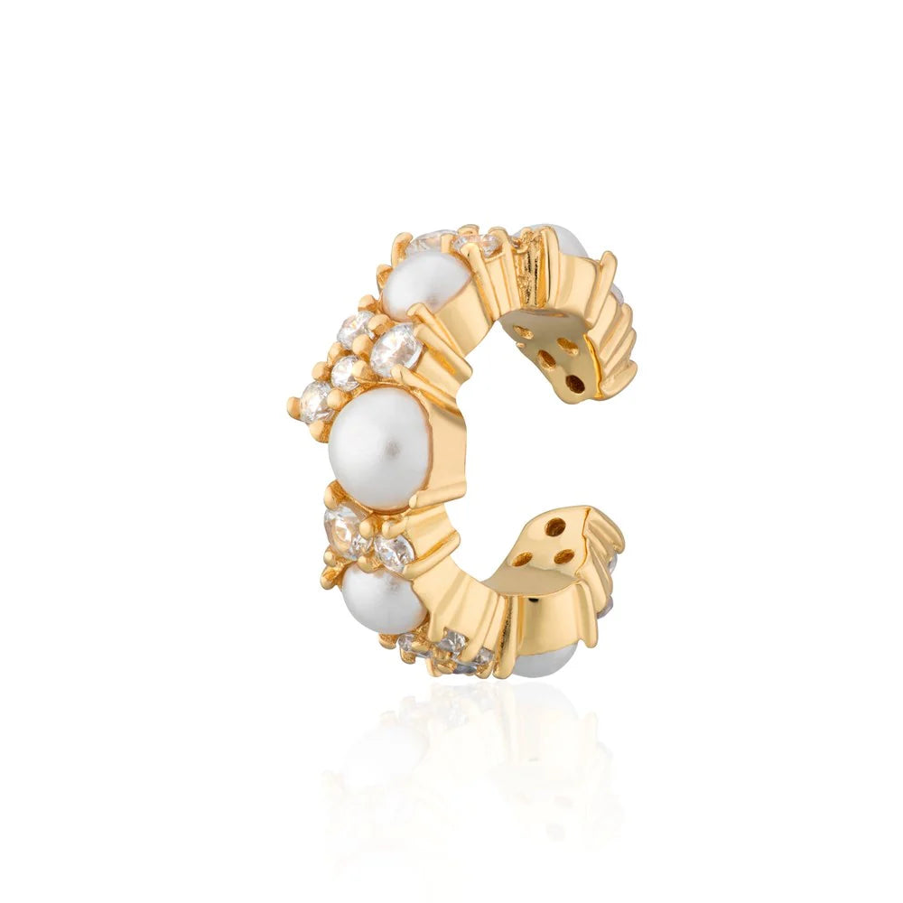 Scream Pretty Hannah Martin Gold Pearl Ear Cuff