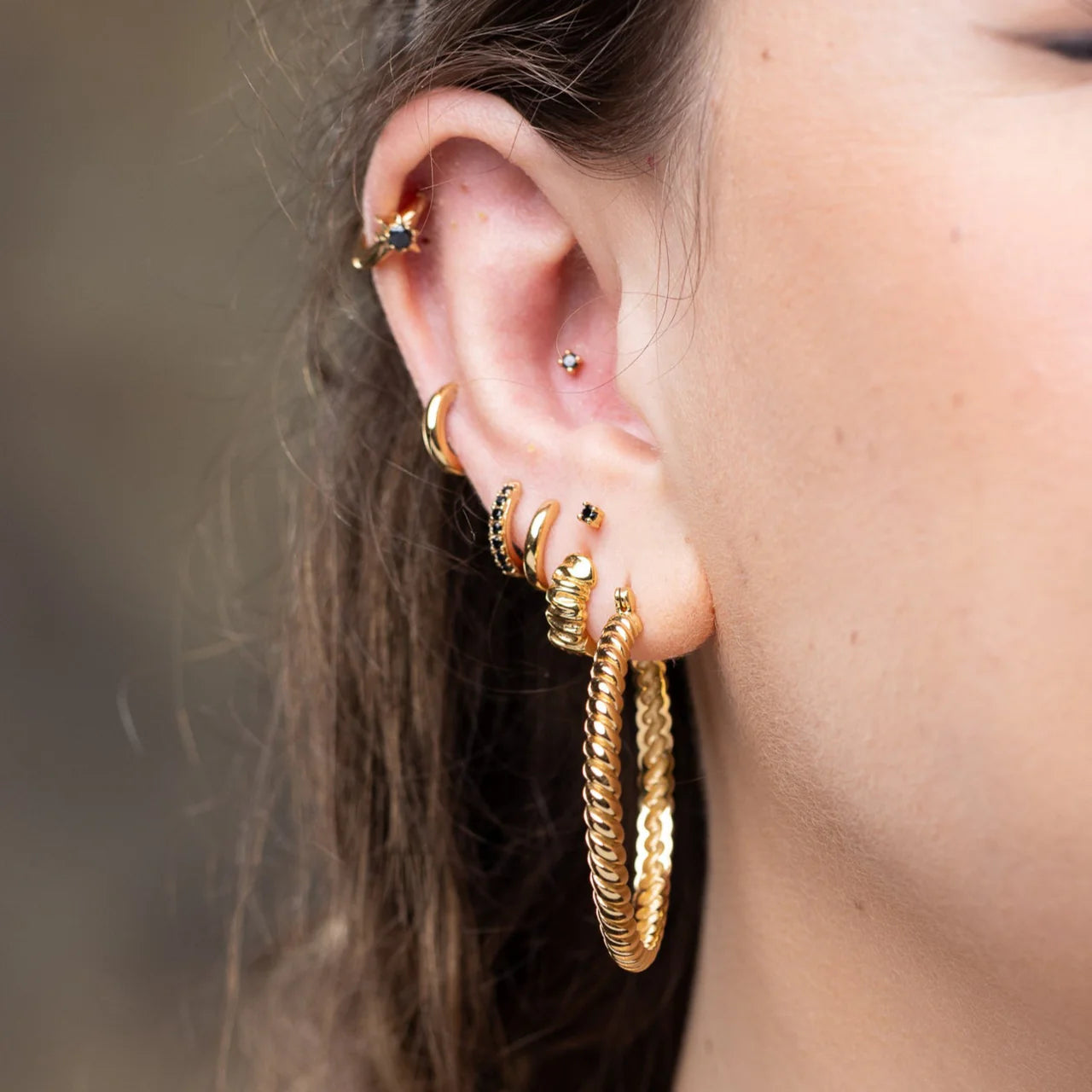 Scream Pretty Huggies with Black Stones