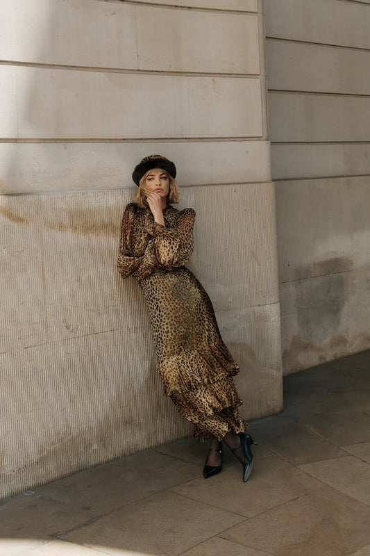 Queens Of Archive Farrah Leopard Dress