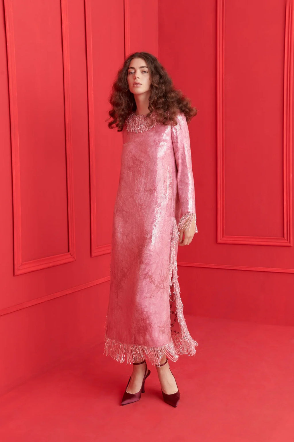 Vestido de lentejuelas Celia B Thea - Alquilar desde 75 £ / Comprar 225 £