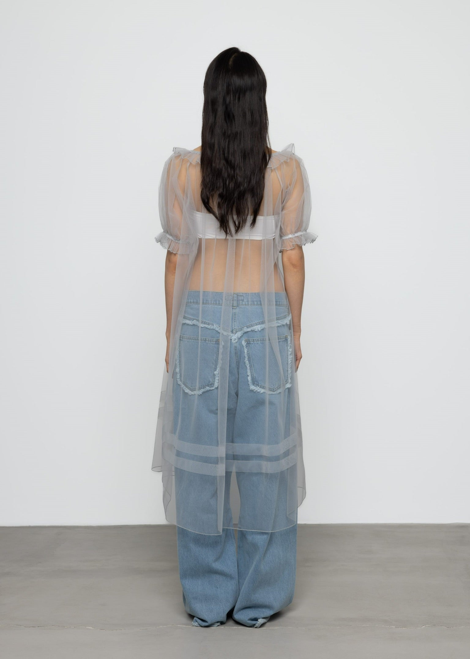 PRE-ORDER Esthé Longline Babydoll Tulle Top