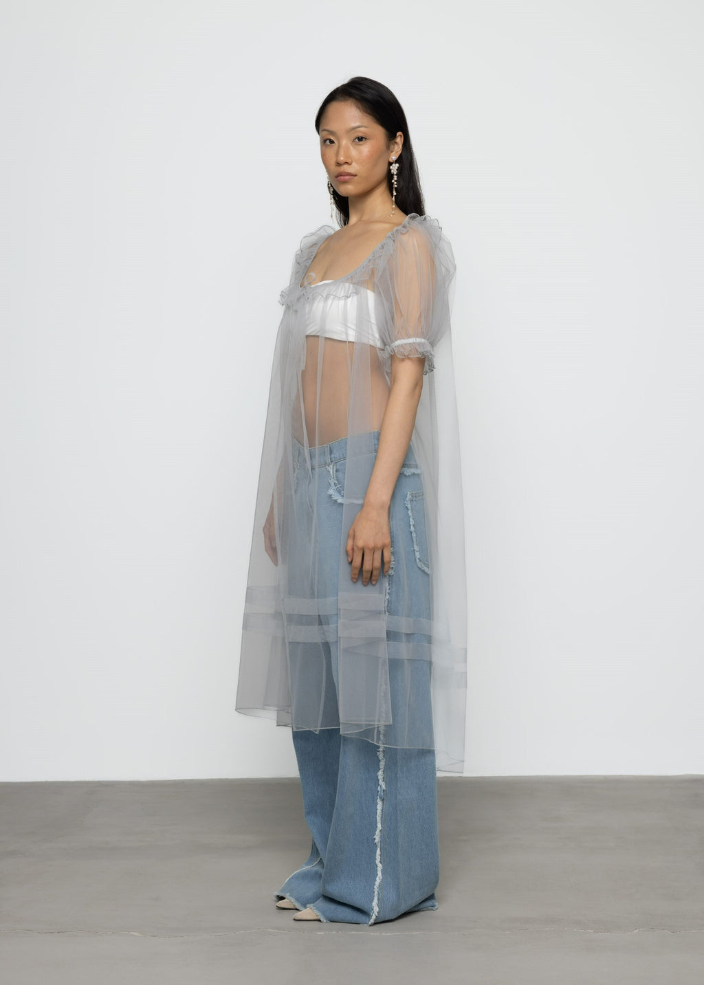 PRE-ORDER Esthé Longline Babydoll Tulle Top