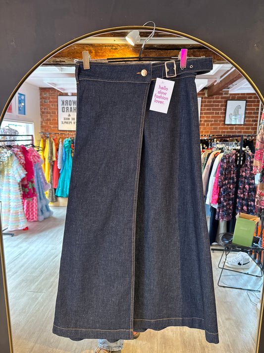 Zara Denim Wrap Skirt