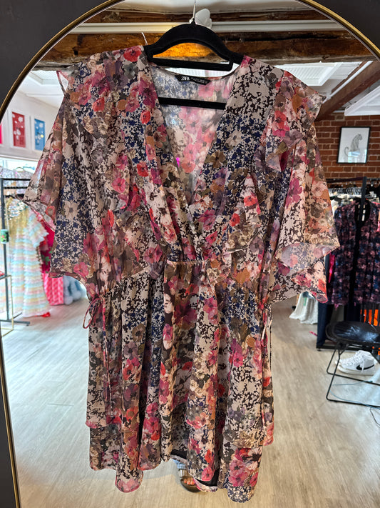Zara Mini Floral Dress