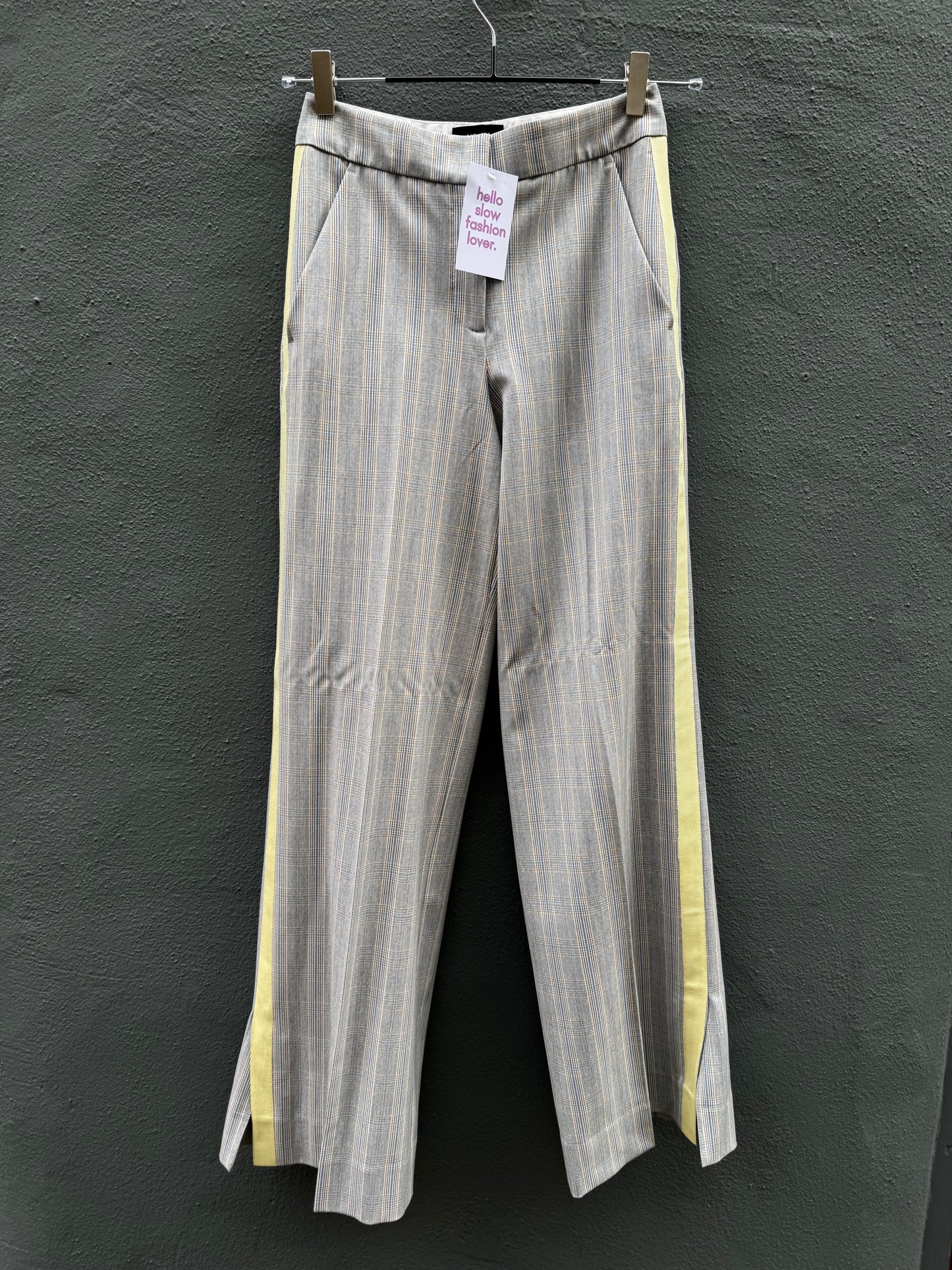 Me & Em Check pinstripe trousers size 4/6