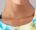 Scream Pretty Turquoise Trinity Necklace